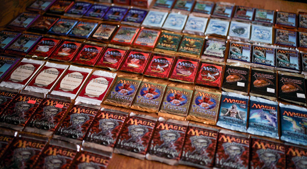 Epic Late '90s & Early 2000s MTG Booster Pack Collection