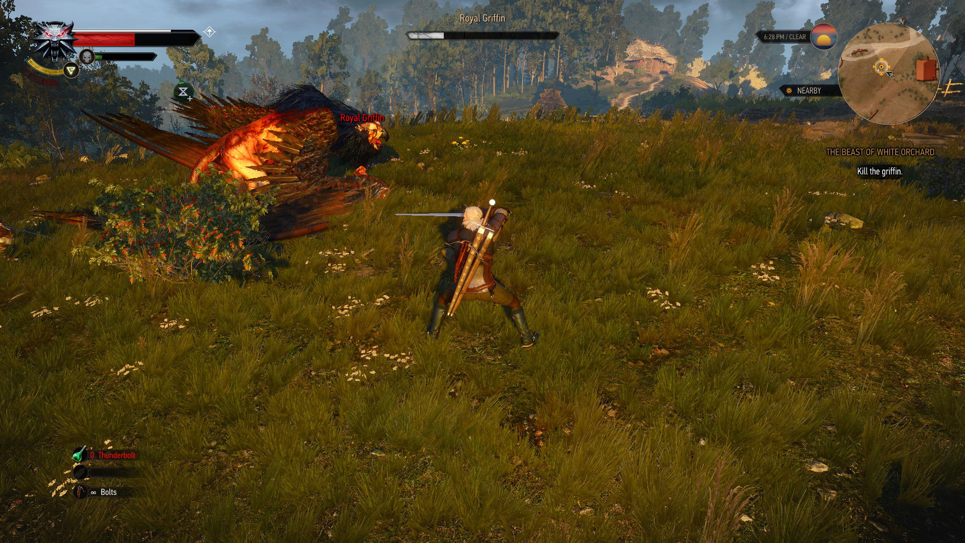 Geralt Vs The Beast Fo White Orchard