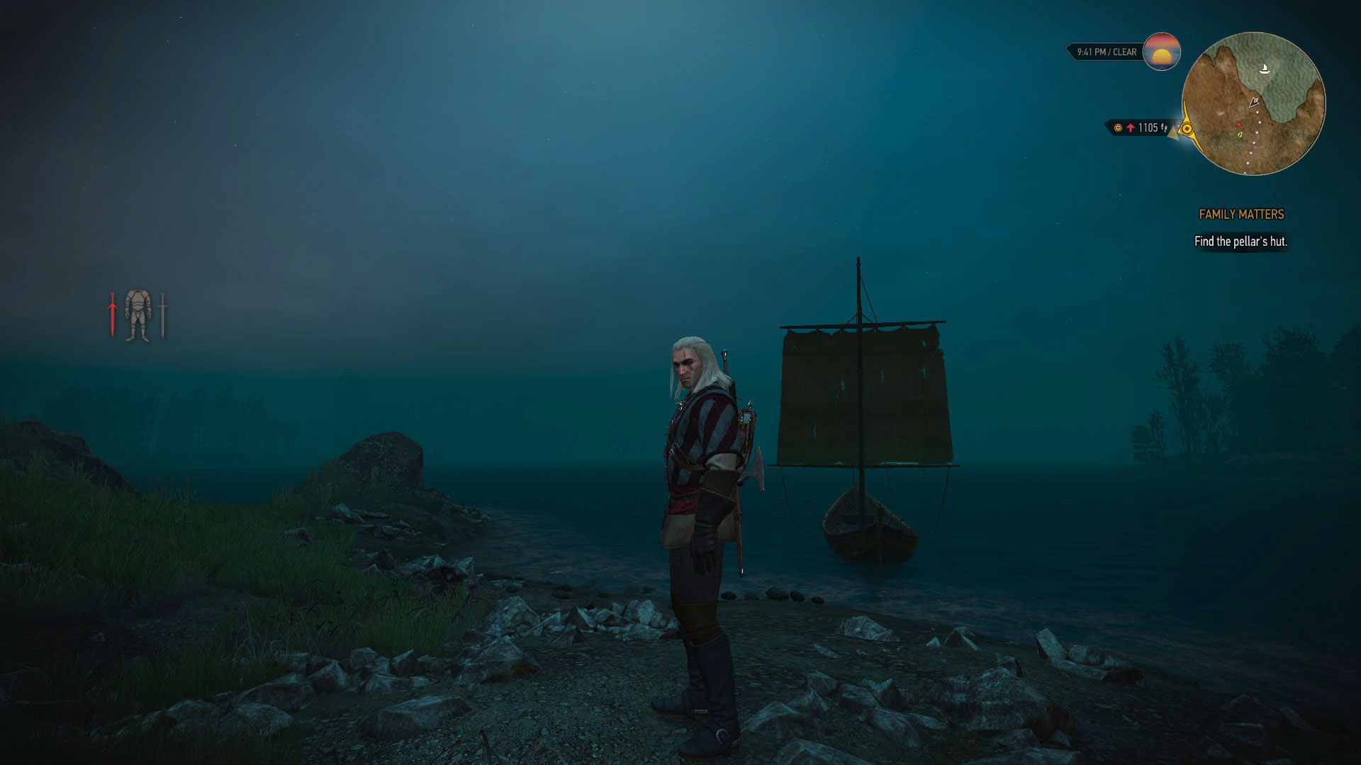 Geralt Surrounded By Fog