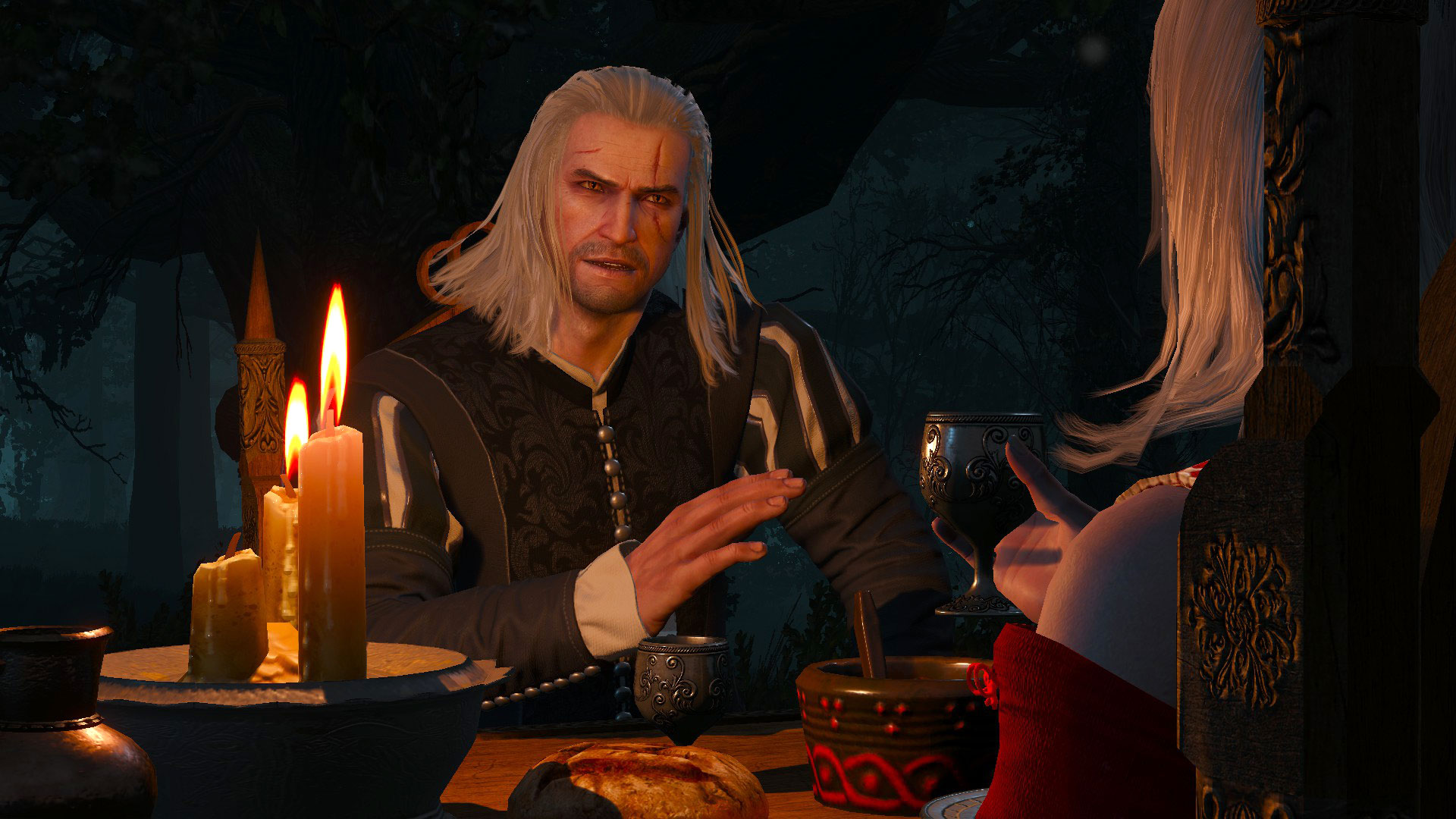 Geralt Arguing With Keira