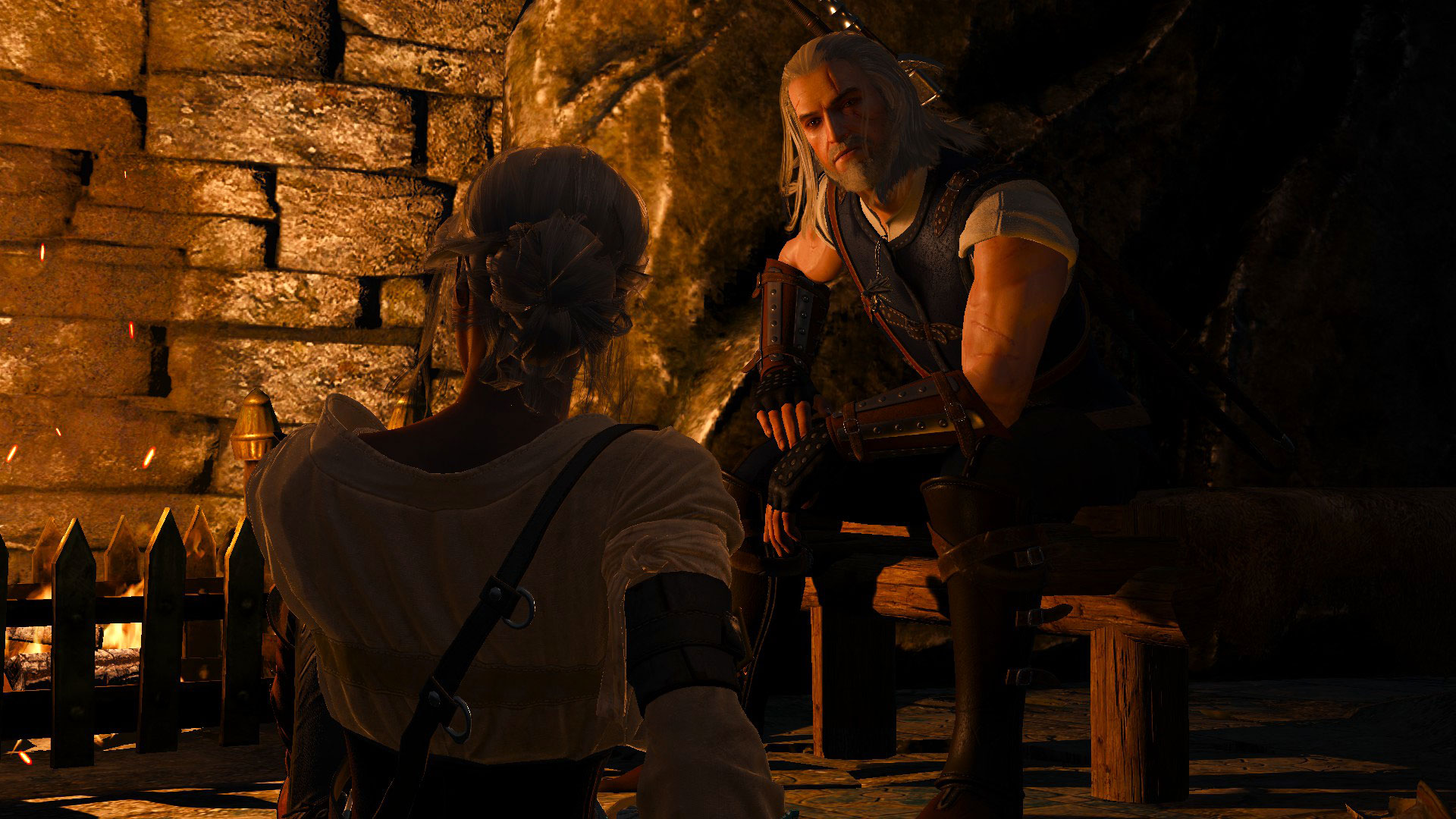 Ciri And Geralt Meet