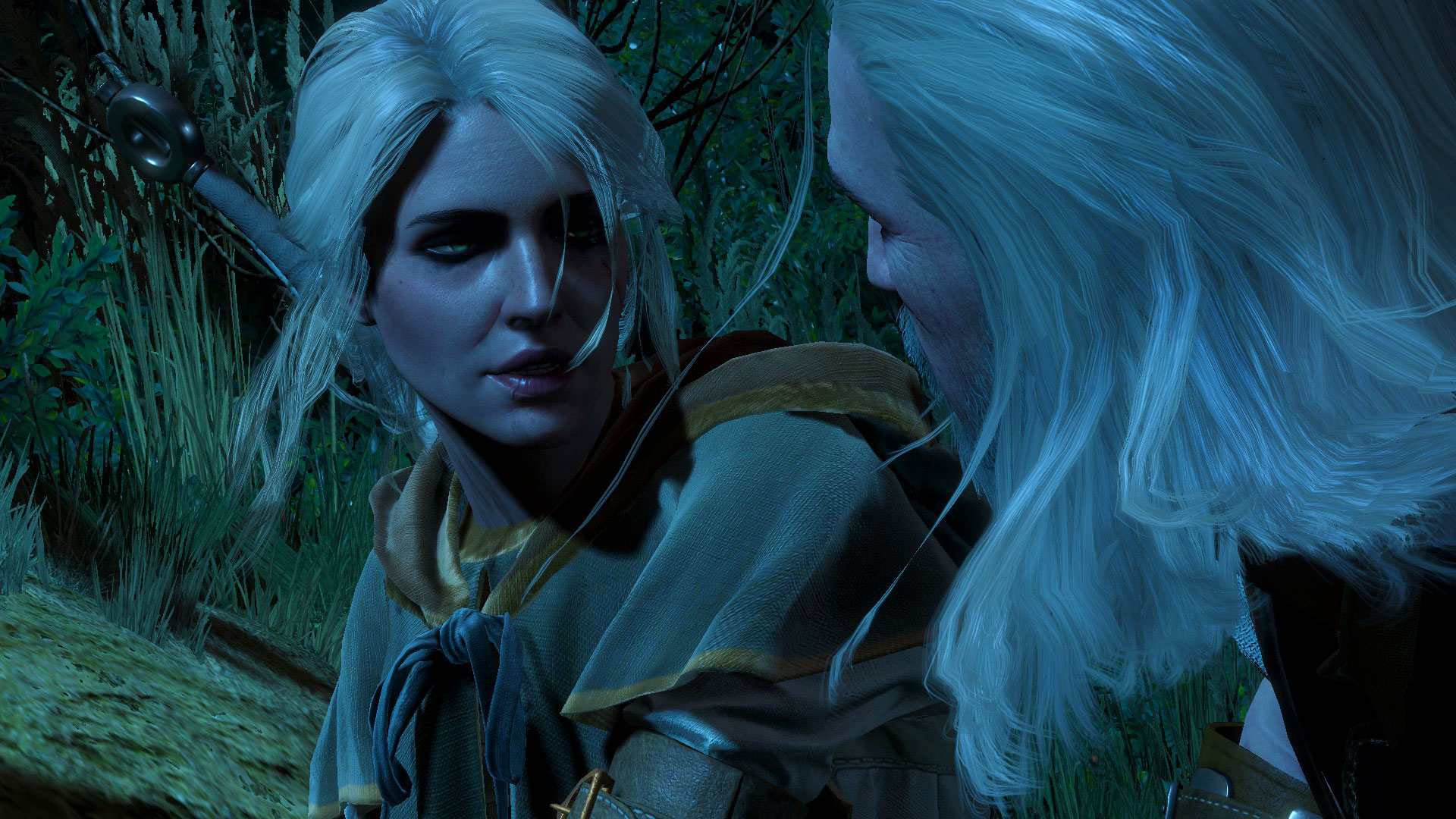 Ciri And Geralt Talking