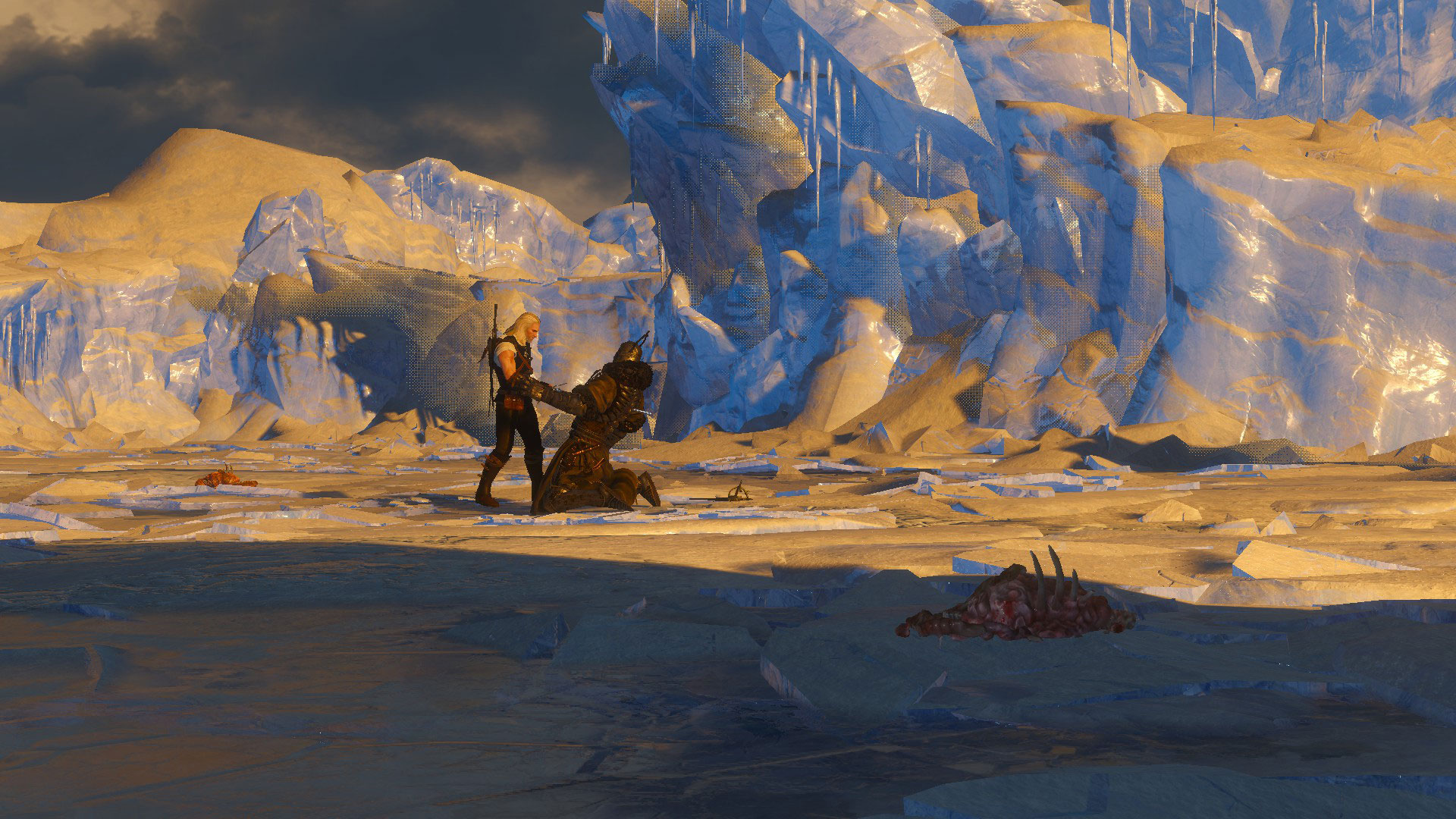 Geralt Killing Caranthir