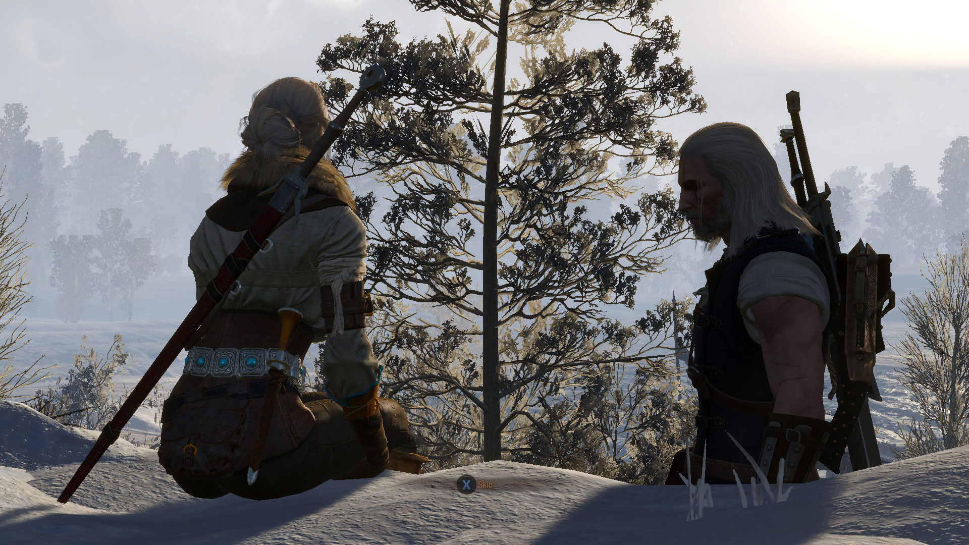 Ciri And Geralt At The End